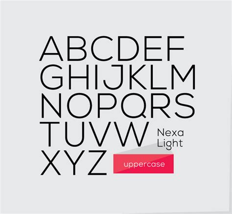 Nexa light font download